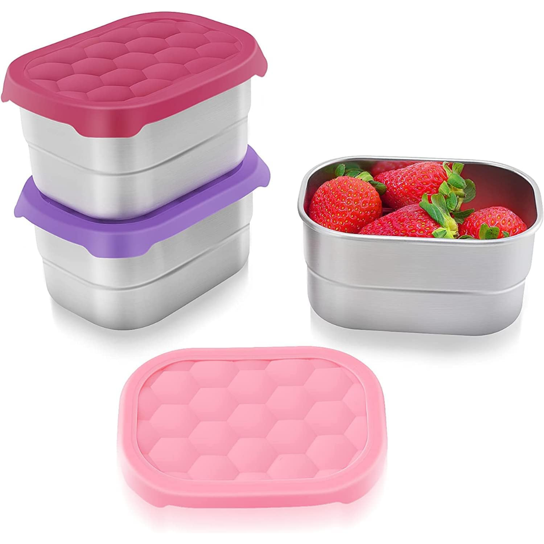 SnackGuard – RVS Snack Container with Silicone Lid