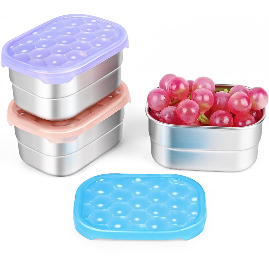 SnackGuard – RVS Snack Container with Silicone Lid