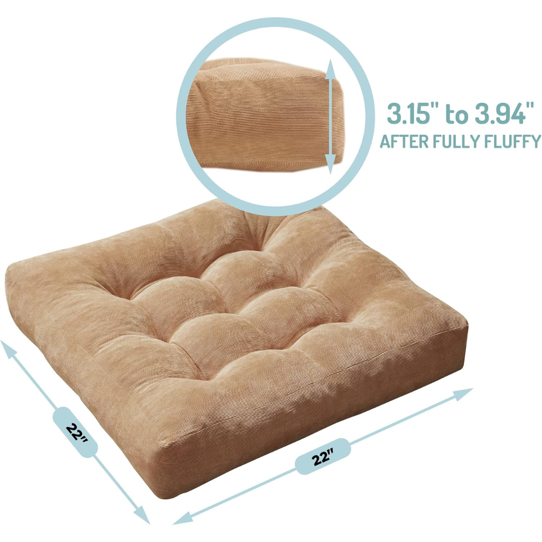 ZenCushion – Set of 2 luxurious meditation cushions
