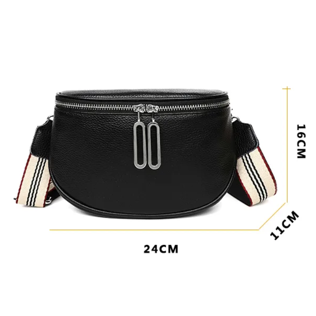 Lucy Leather Bag – Trendy and Cute Leather Saddle Bag