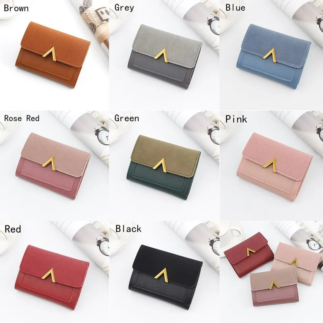 VelvetCoin - Compact Leather Wallet for Women