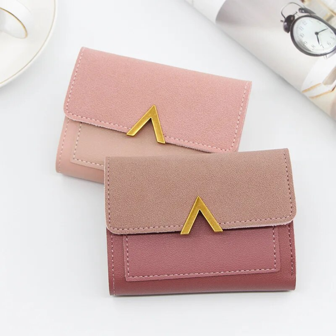 VelvetCoin - Compact Leather Wallet for Women