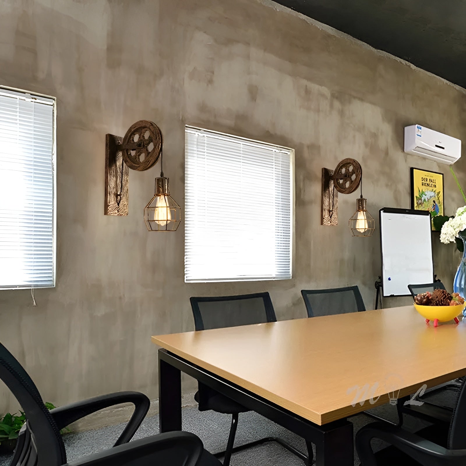 Luxe Vintage LED Wall Lamp – Industrial Style Interior from ShineGlow