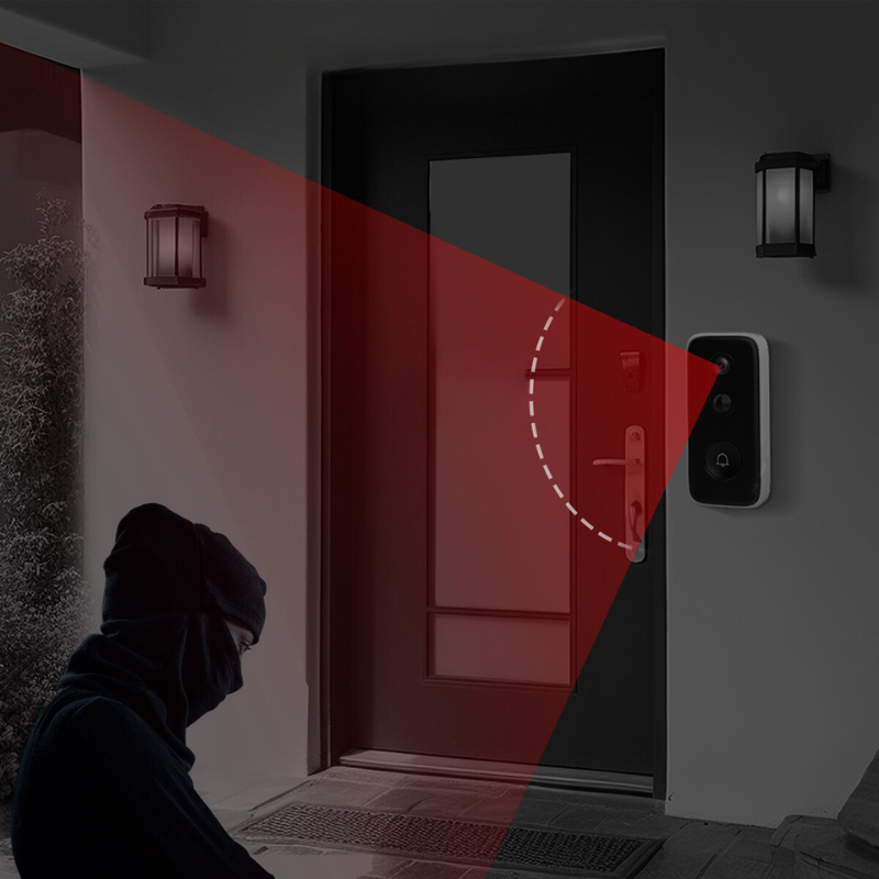 SmartRing Doorbell - Wireless 3MP Camera for Outdoor Use