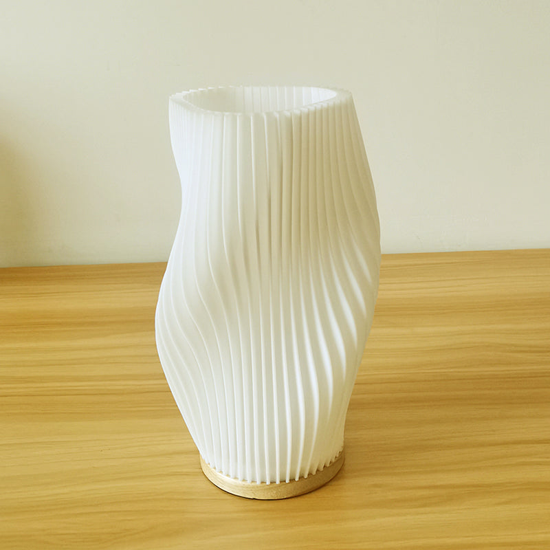 Frenchlight Table Lamp - Elegant Pleated Table Lamp in French Crème for Atmospheric Spaces