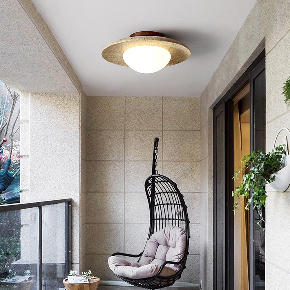 EdgeStone - Stilig Beige Industriell Vägglampa