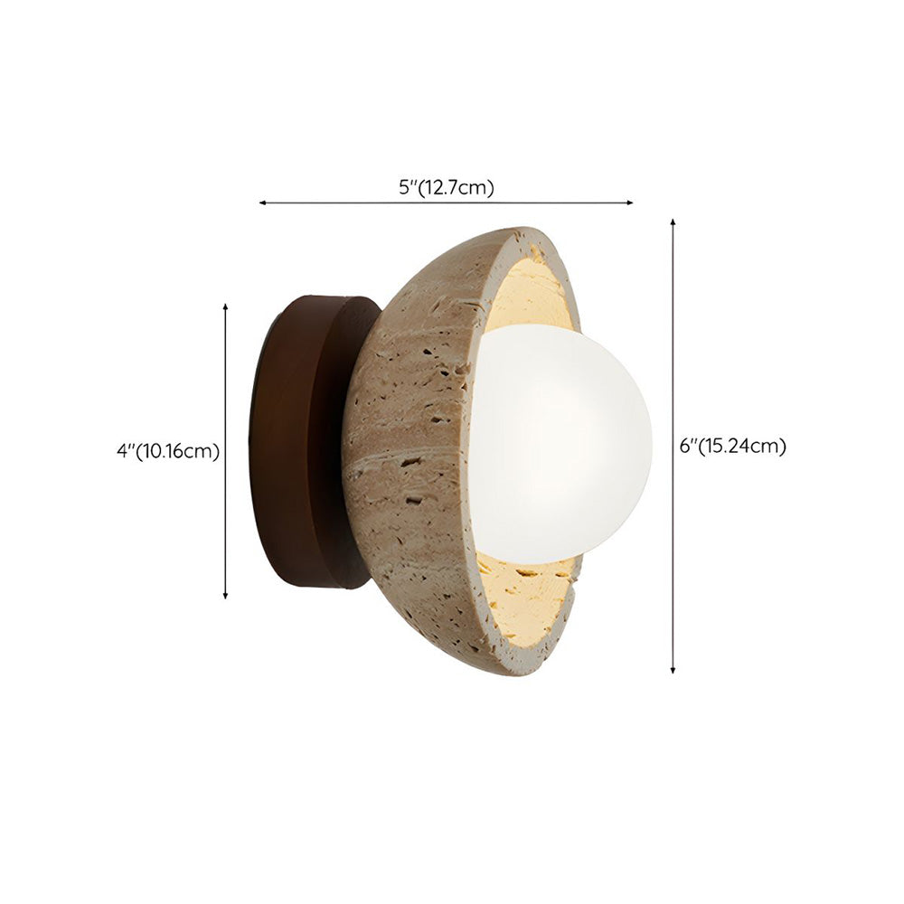 EdgeStone - Stilig Beige Industriell Vägglampa