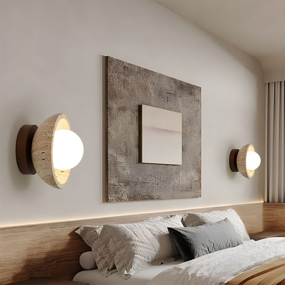 EdgeStone - Stilig Beige Industriell Vägglampa