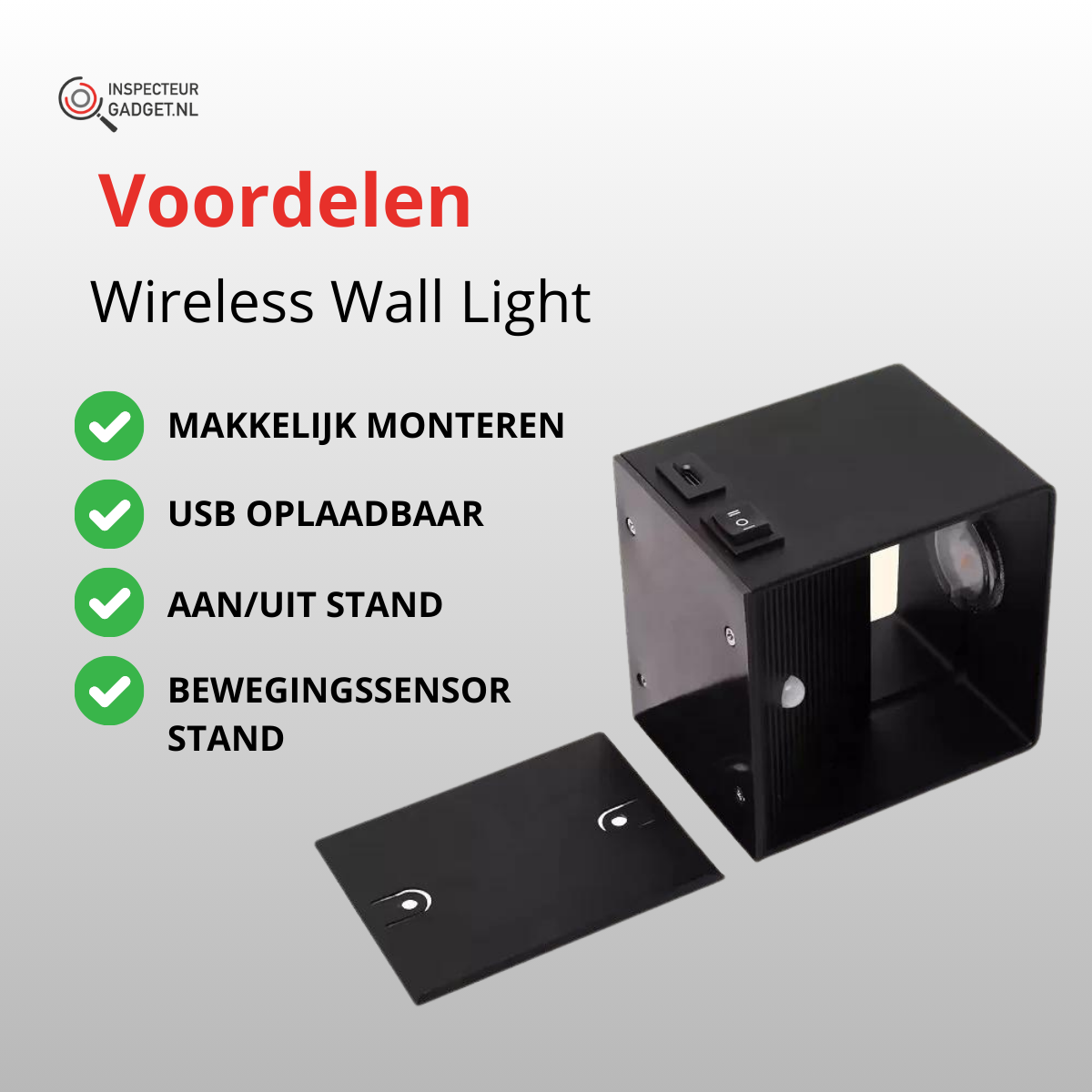 Wireless Wall Lamp™ - Wireless Rechargeable Wall Lamp