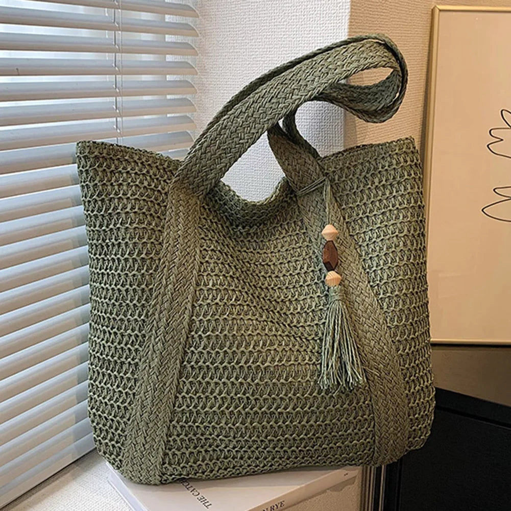 EcoChic Handbag - Stylish Rattan Women's Bag