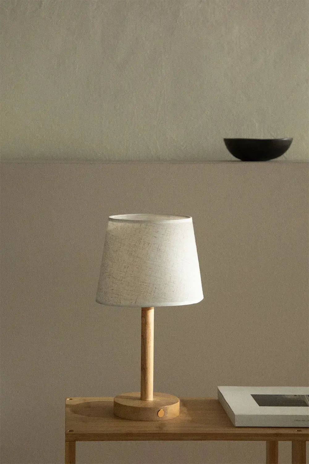 Wooden LED Night Light WoodGlow – Modern & Wireless Lighting