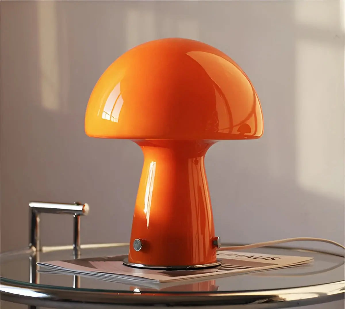 Scandinavian LED Mushroom Lamp - Elegance and Warmth for Your Home