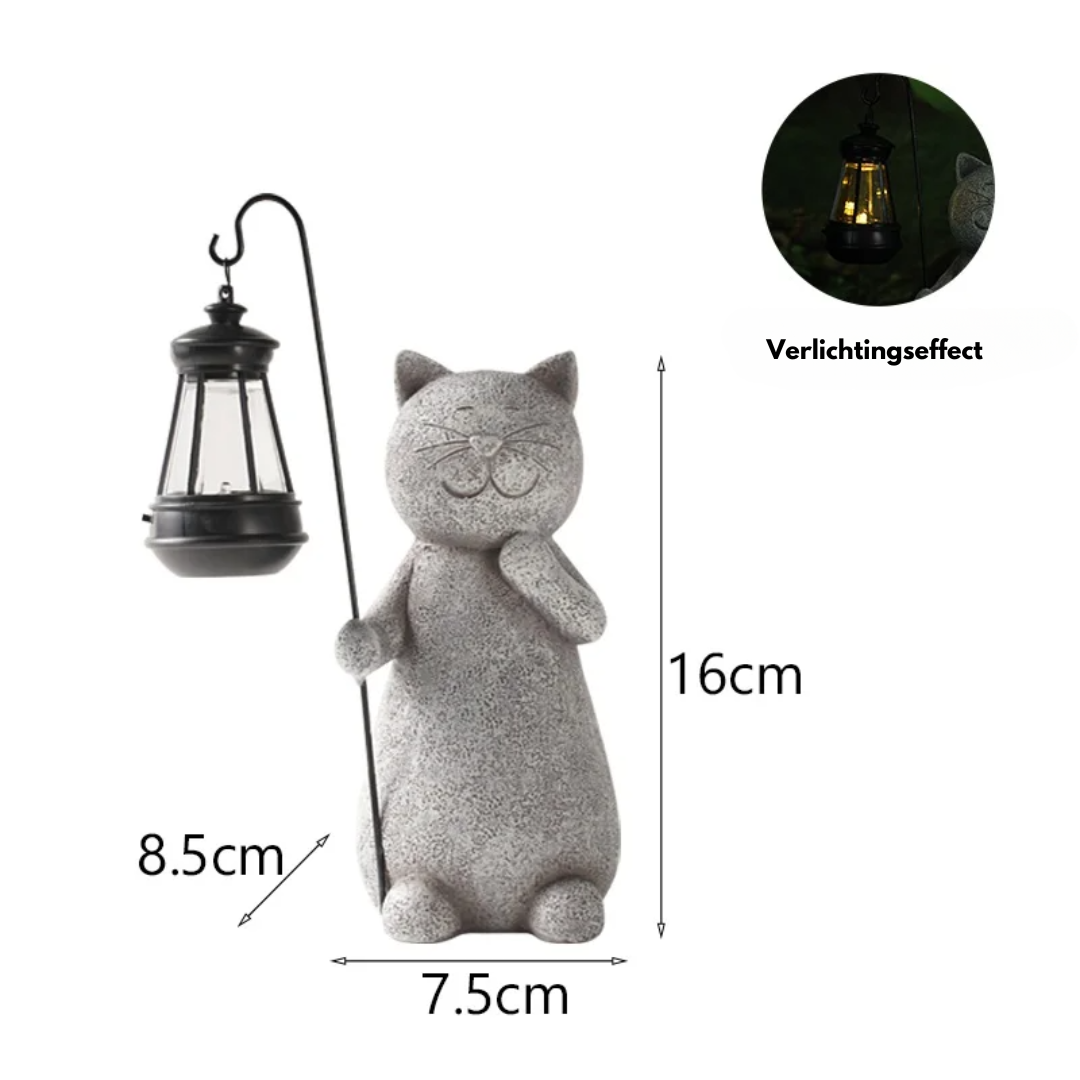 EnchantedCat - Elegant Decorative Cat for Outdoor Space
