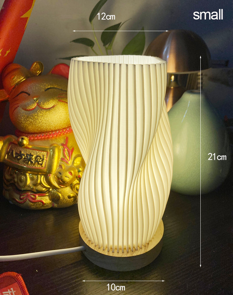 Frenchlight Table Lamp - Elegant Pleated Table Lamp in French Crème for Atmospheric Spaces