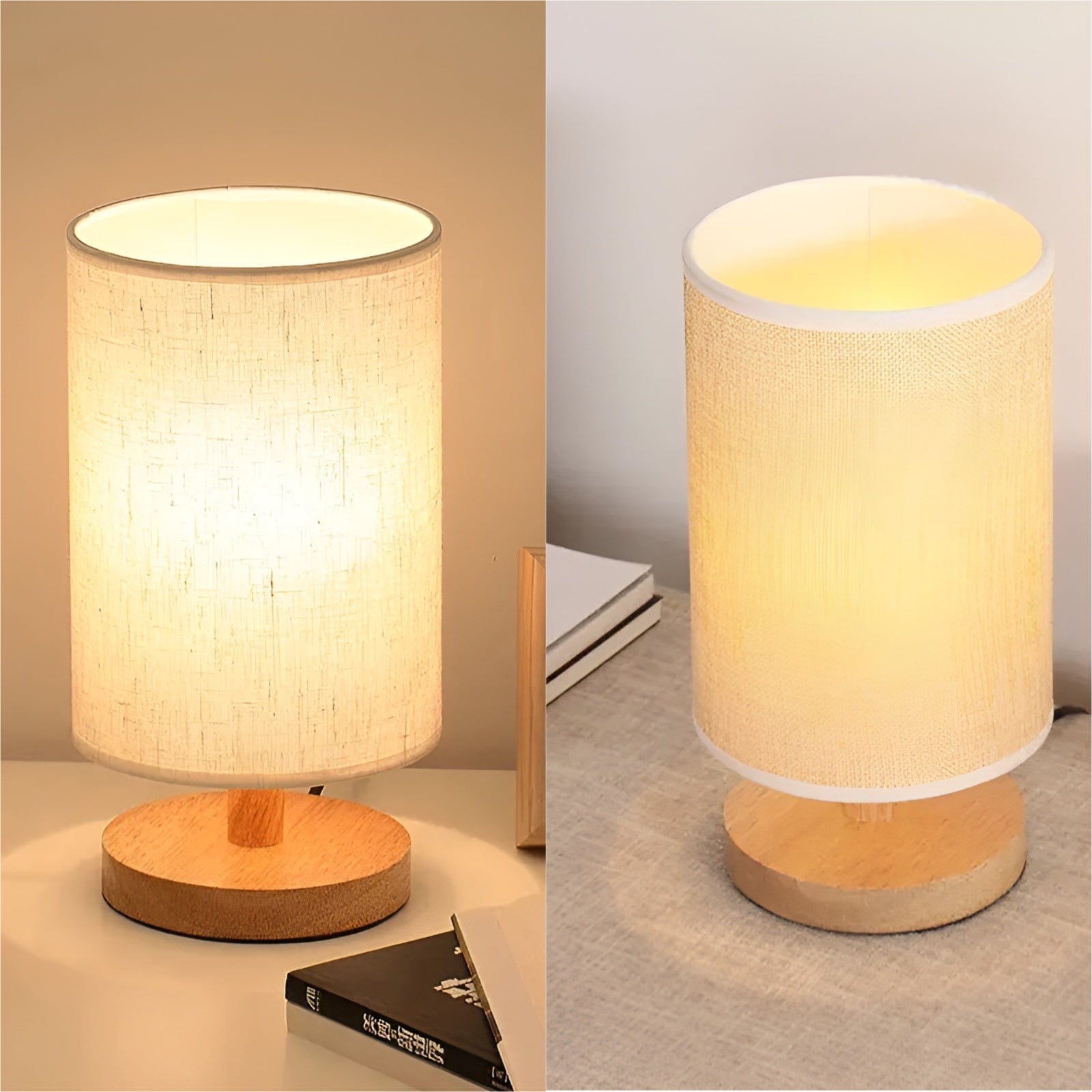 Elegant ZenShade LED - Table Lamp for Luxurious Bedside Lighting