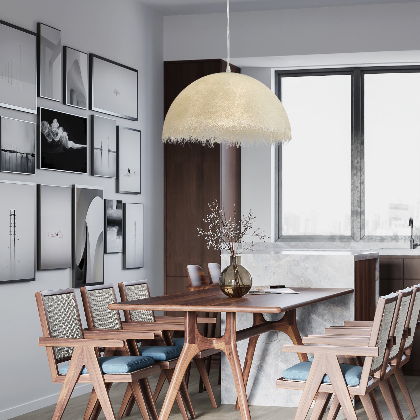 EclatZenith Ceiling Lamp - Minimalist Chic LED Pendant Lamp