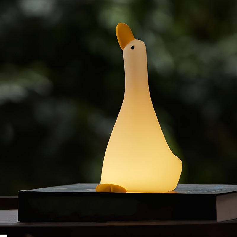 DreamDuck Lamp - silicone night light with rechargeable touch sensor