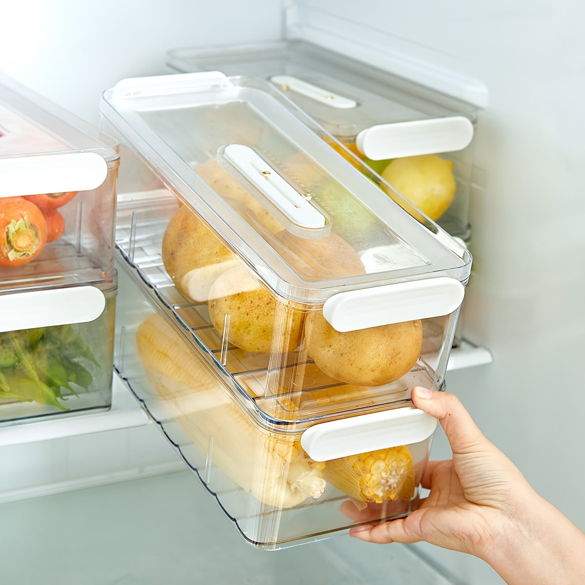 FreshGuard - Elegant Food Safe Refrigerator Organizer