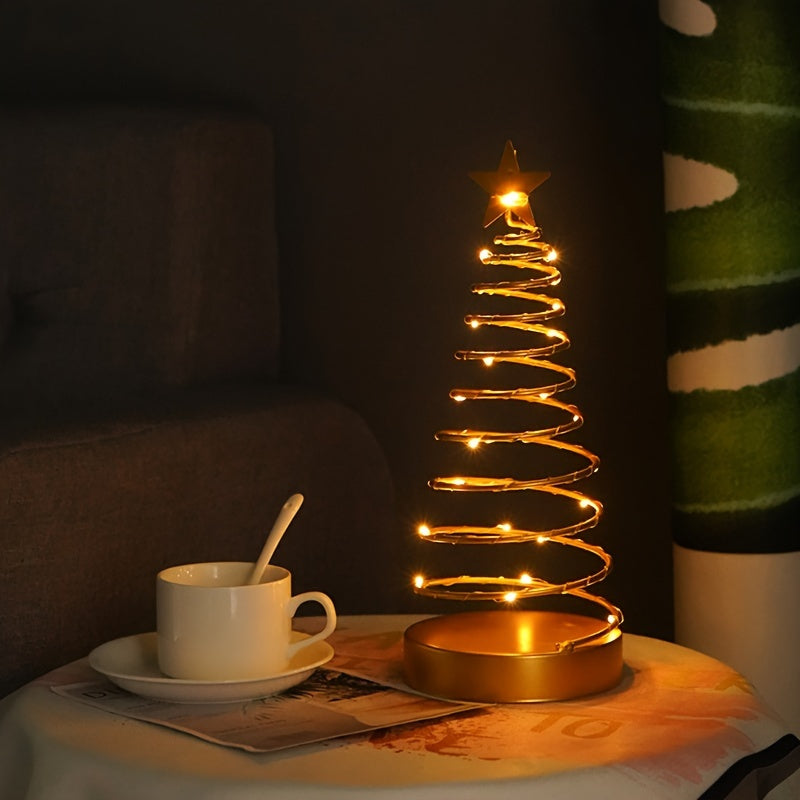 StarGlow – LED Sterboom Table Lamp in Stainless Steel