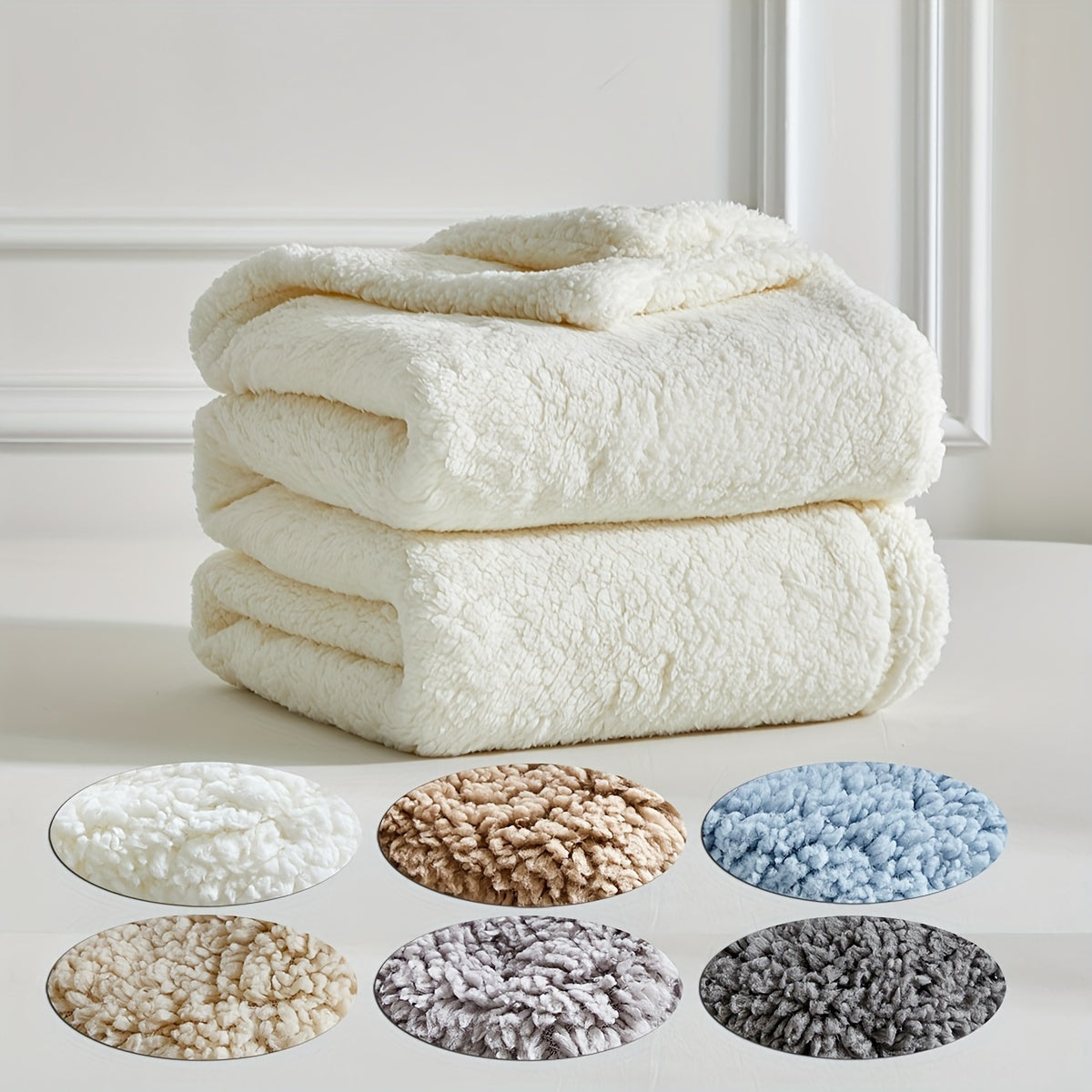 CozyWrap – Luxurious Sherpa Fleece Blanket for Winter Days