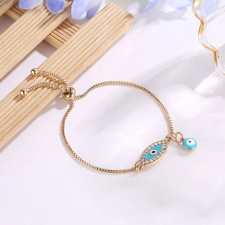 Ethnic Zippered Eye Bracelet - Selene With Unique Style