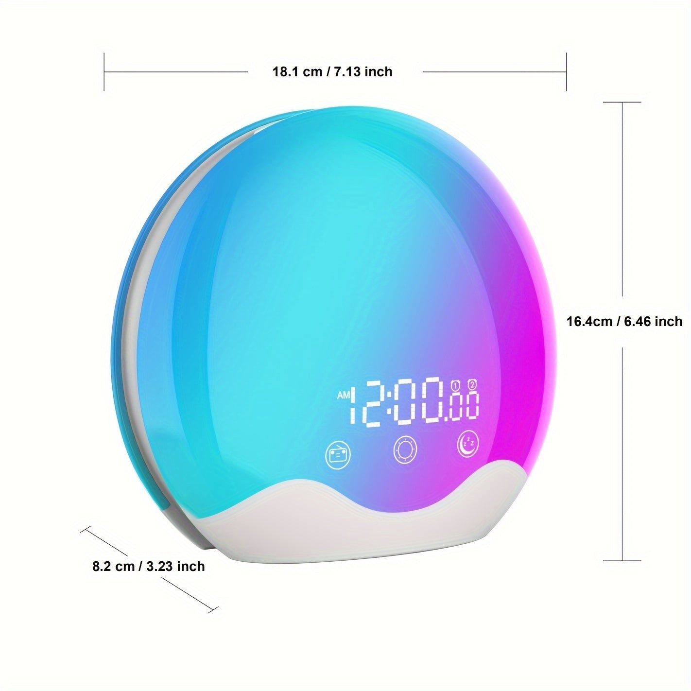 HaloRise Lamp - Touch Control Zone Riser & Night Light