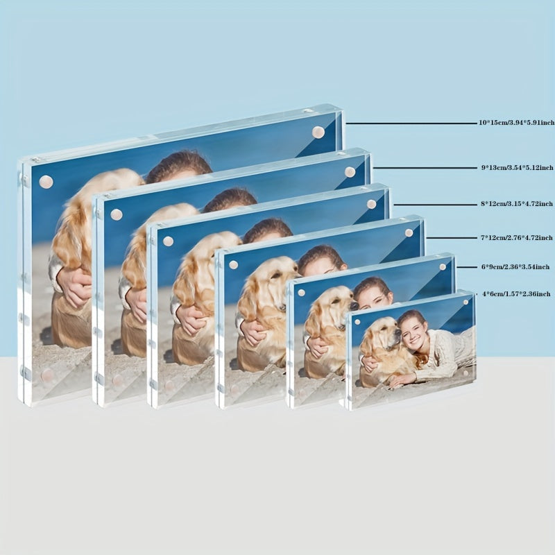 ElegantFrame - Horizontal Acrylic Foot Frame for Modern Interiors