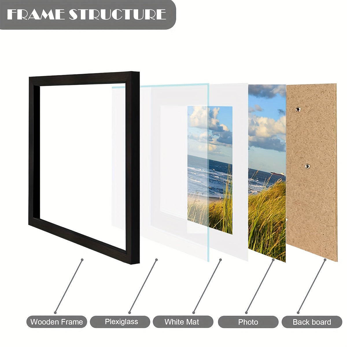 Photo Frame – Stylish Wooden Frame Set