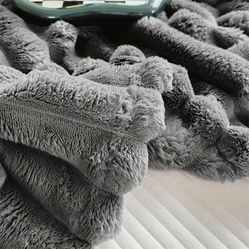 LuxFaux – Luxurious Rabbit Fur Blanket for Ultimate Comfort