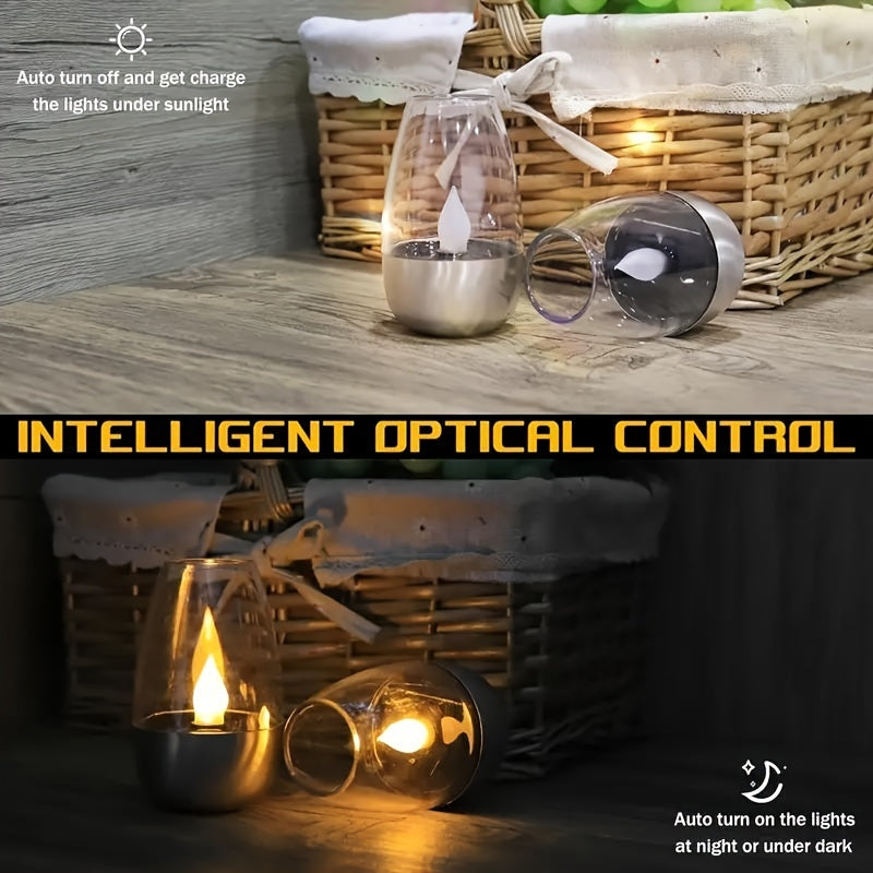 SolarCandle – Solenergi LED Theeljus för Dekor