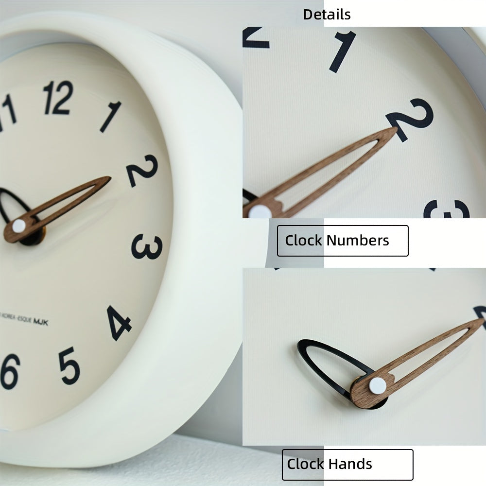 SilenceTime Clock – Elegant 10-inch Wall Clock for the Home