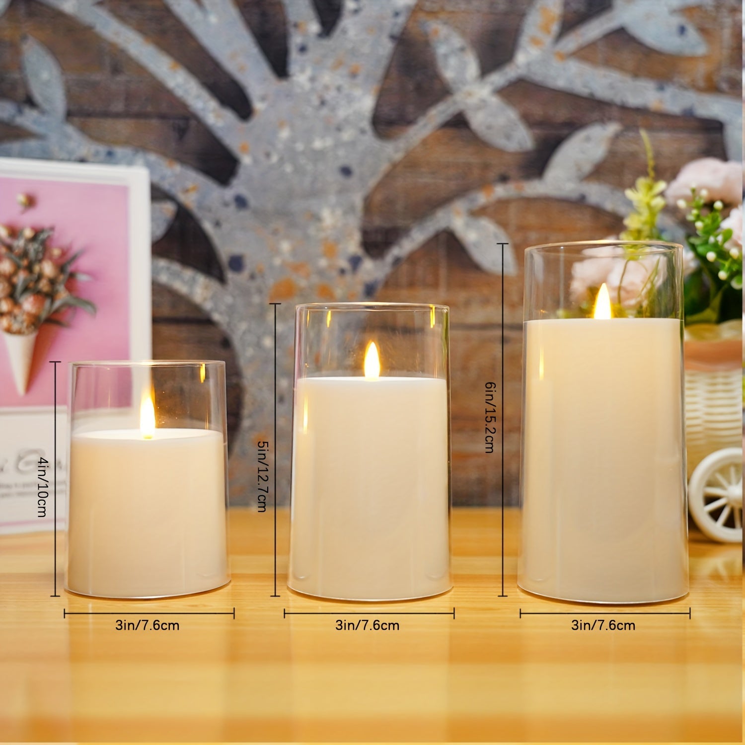 FlamelessGlow - Magical LED light set with remote control