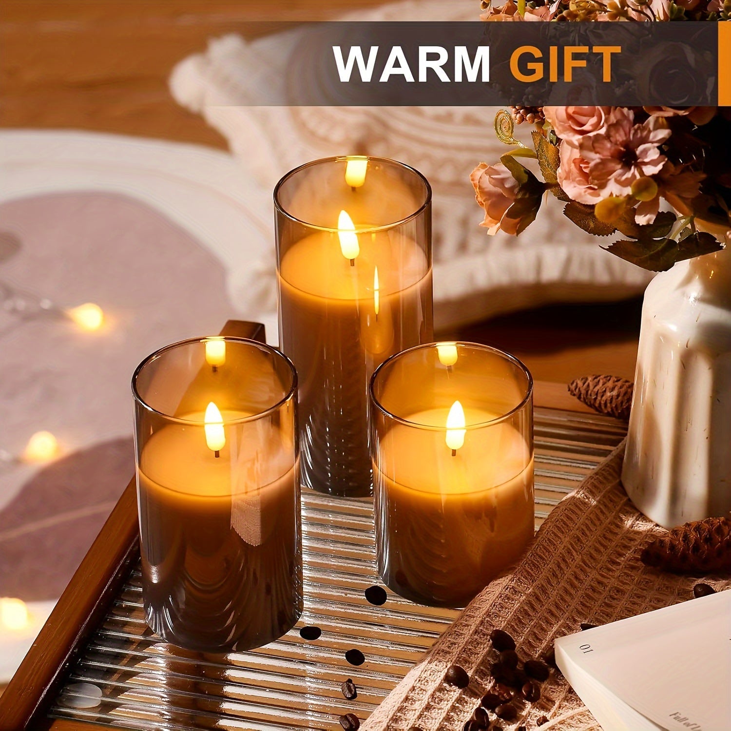 FlameFree LED Lighting Set – Stylish Mood Lighting for Indoors and Outdoors