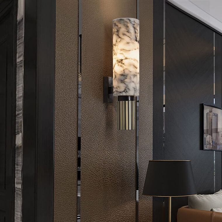 Stylish Marble Lamp - For Luxurious and Atmospheric Interiors