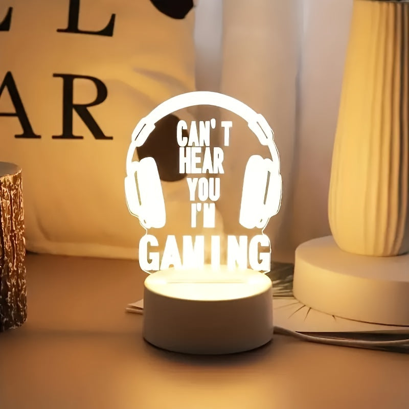 GameLamp - Compact LED Table Lamp with USB