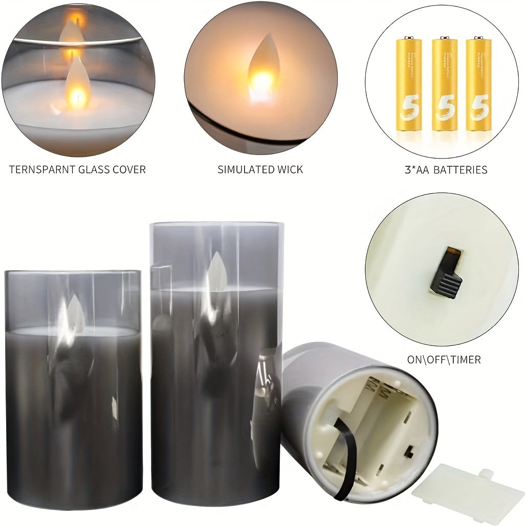 GlowCandle - Elegant LED Candle Set with Remote Control