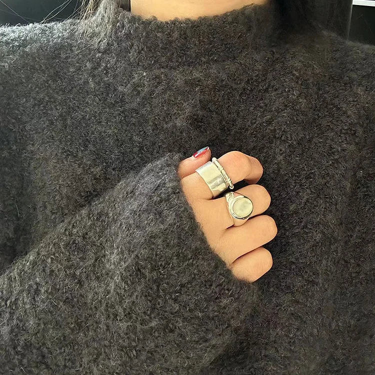 Isla Pinctada Albina Ring in Sterling Silver