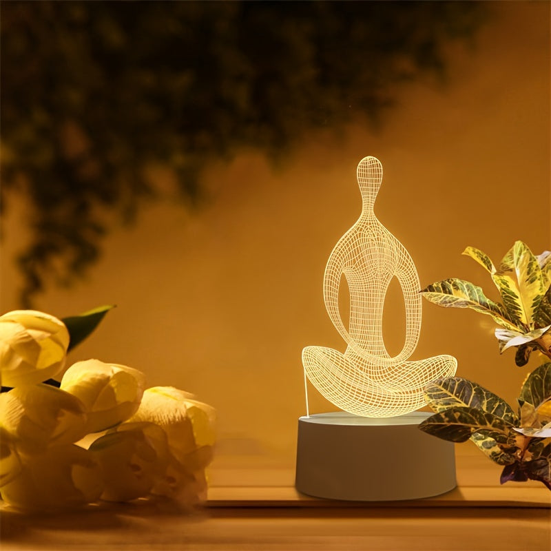 ZenLight - Modern 3D Yogalampa