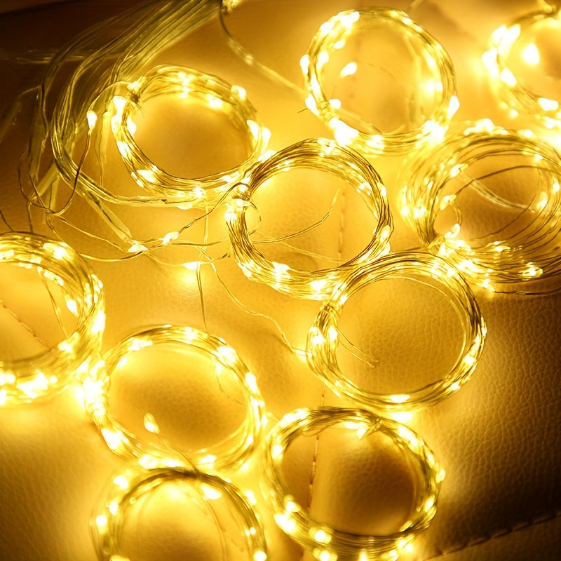 LuxeGlow – USB LED Gardinbelysning för Fester