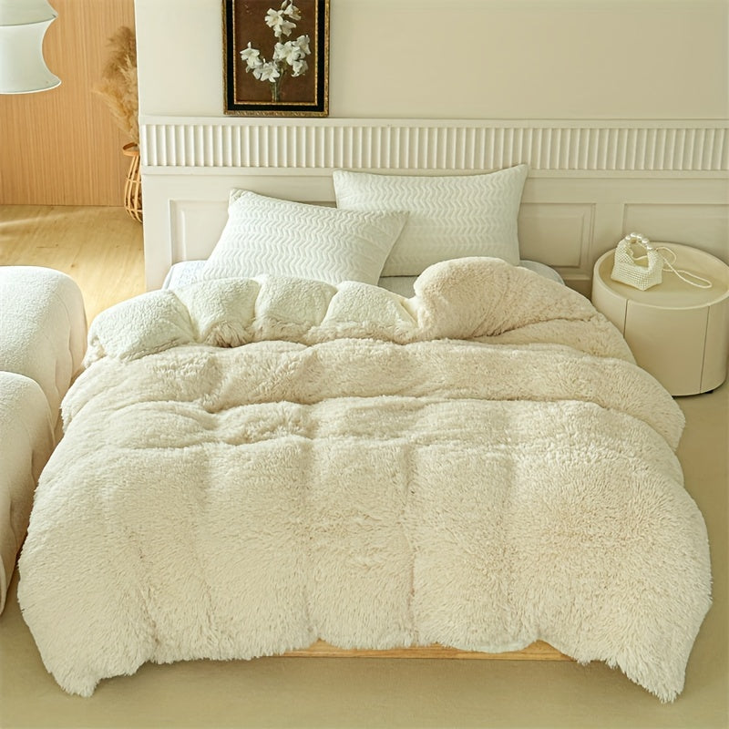 Luxe Thick Lambskin Throw for Warmth and Elegance