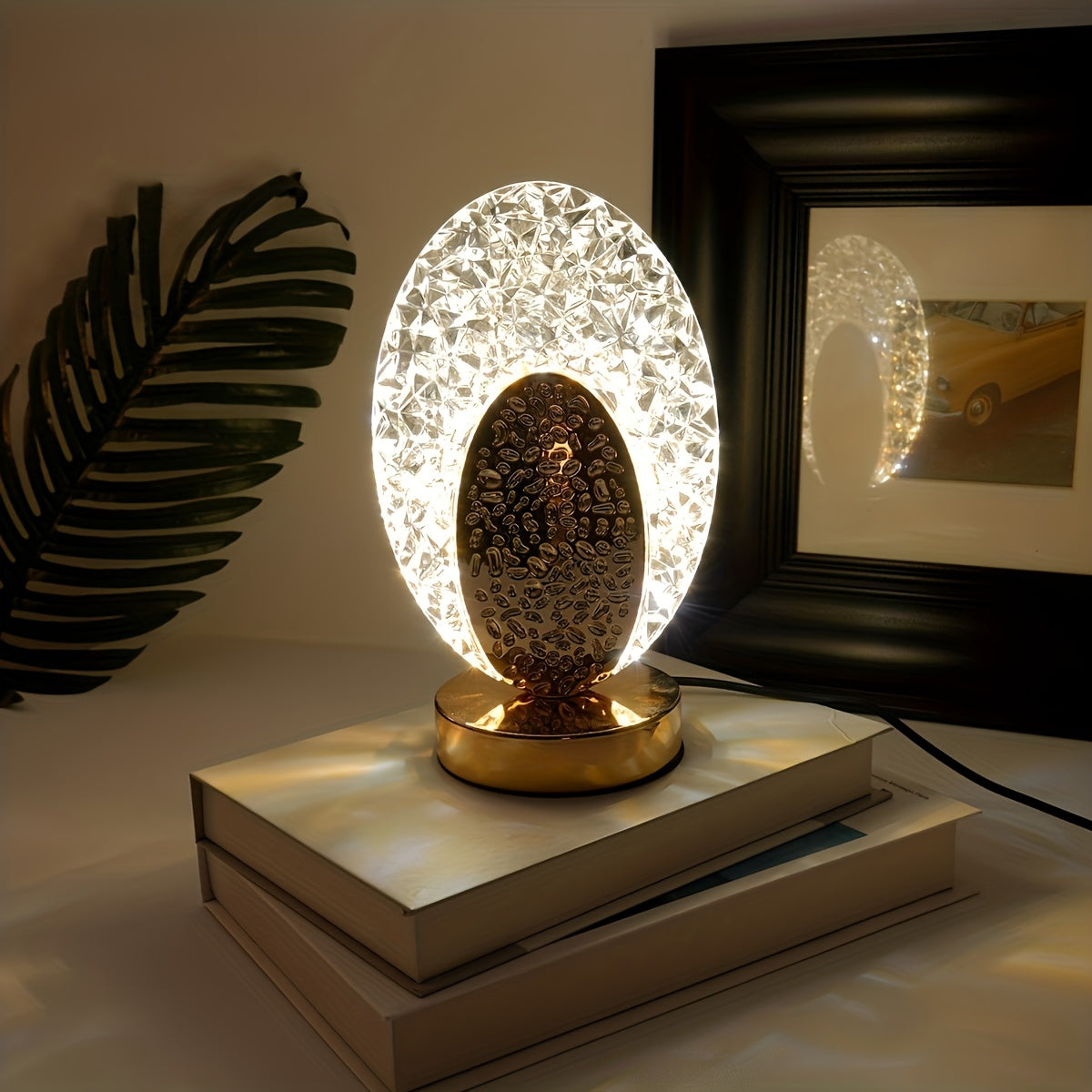 FeatherLamp - USB Touch Table Light with Unique Feather Design