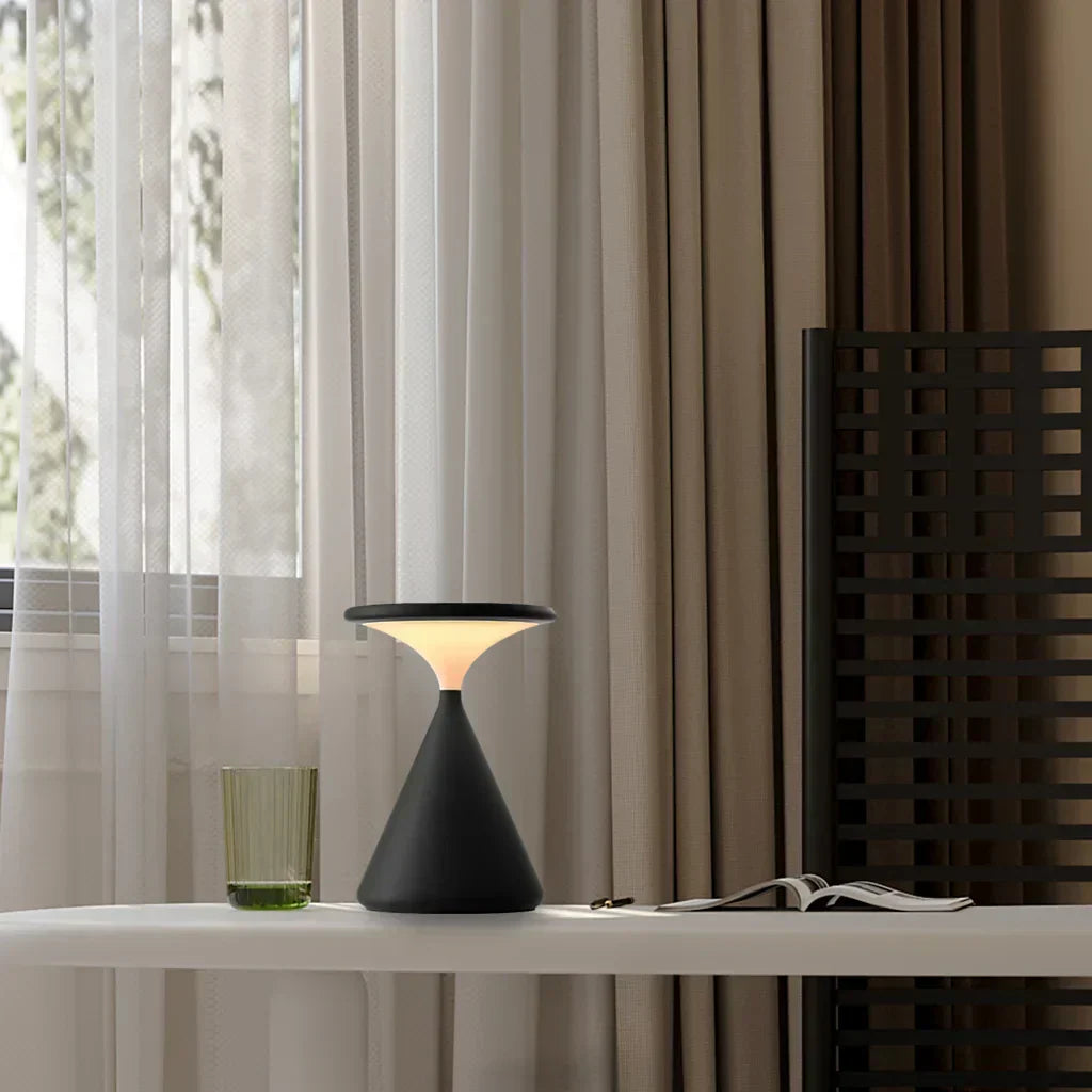 AéroLumi - Stylish Wireless Sabliervorm Lamp