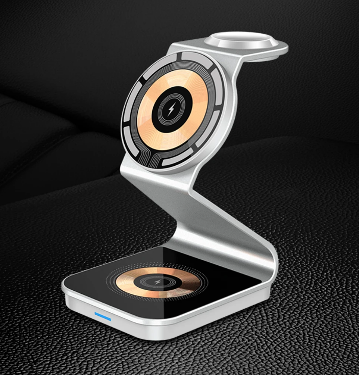 Chargy Pro - Stylish Magnetic Wireless 3-in-1 Charger