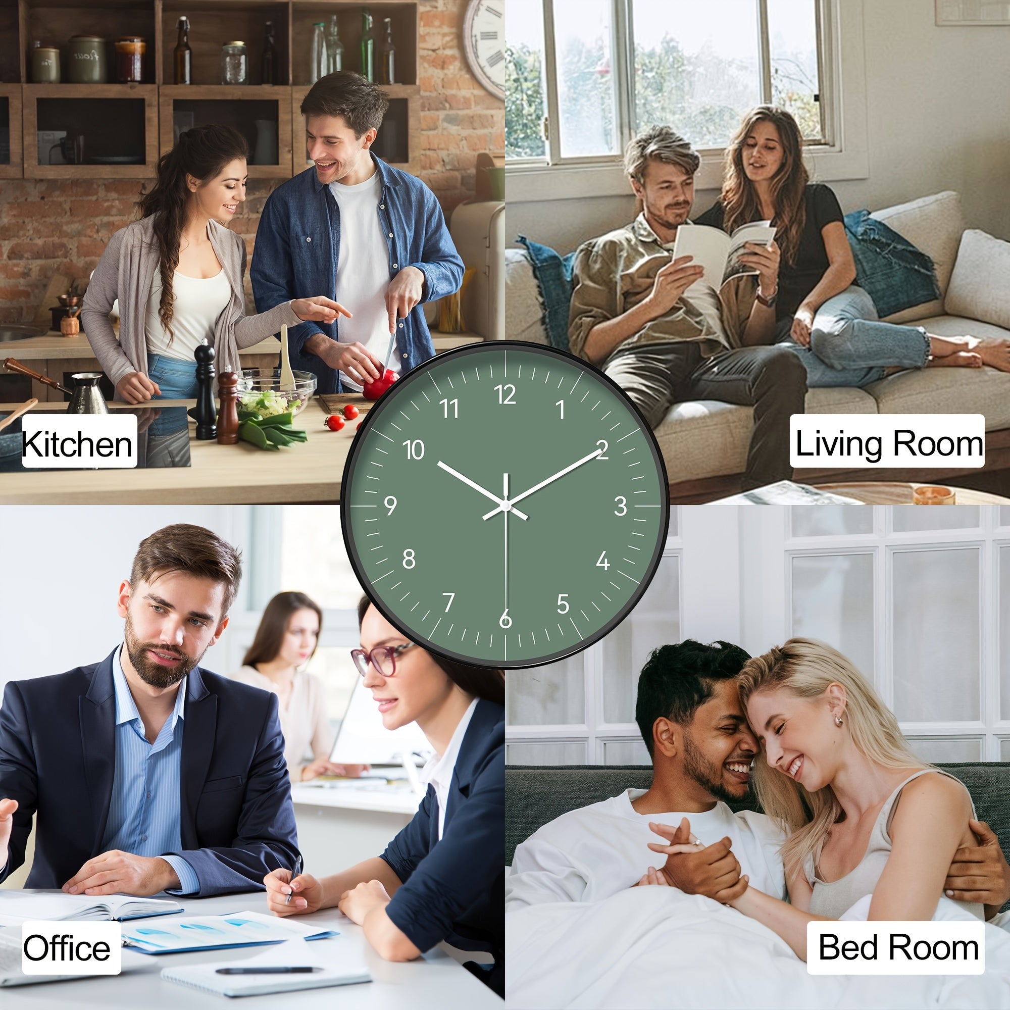 FantasyTime Clock – Elegant Silent Wall Clock 20 cm
