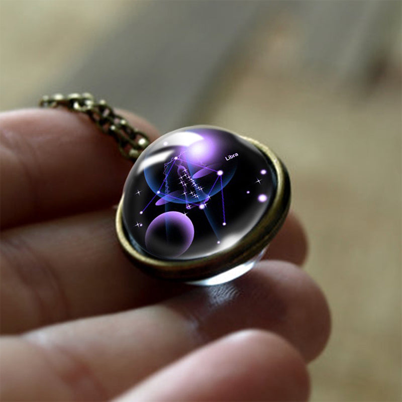 Sofias Glas 12 Zodiac Signs Protection Pendant - Enchanting Protection for Your Zodiac Sign