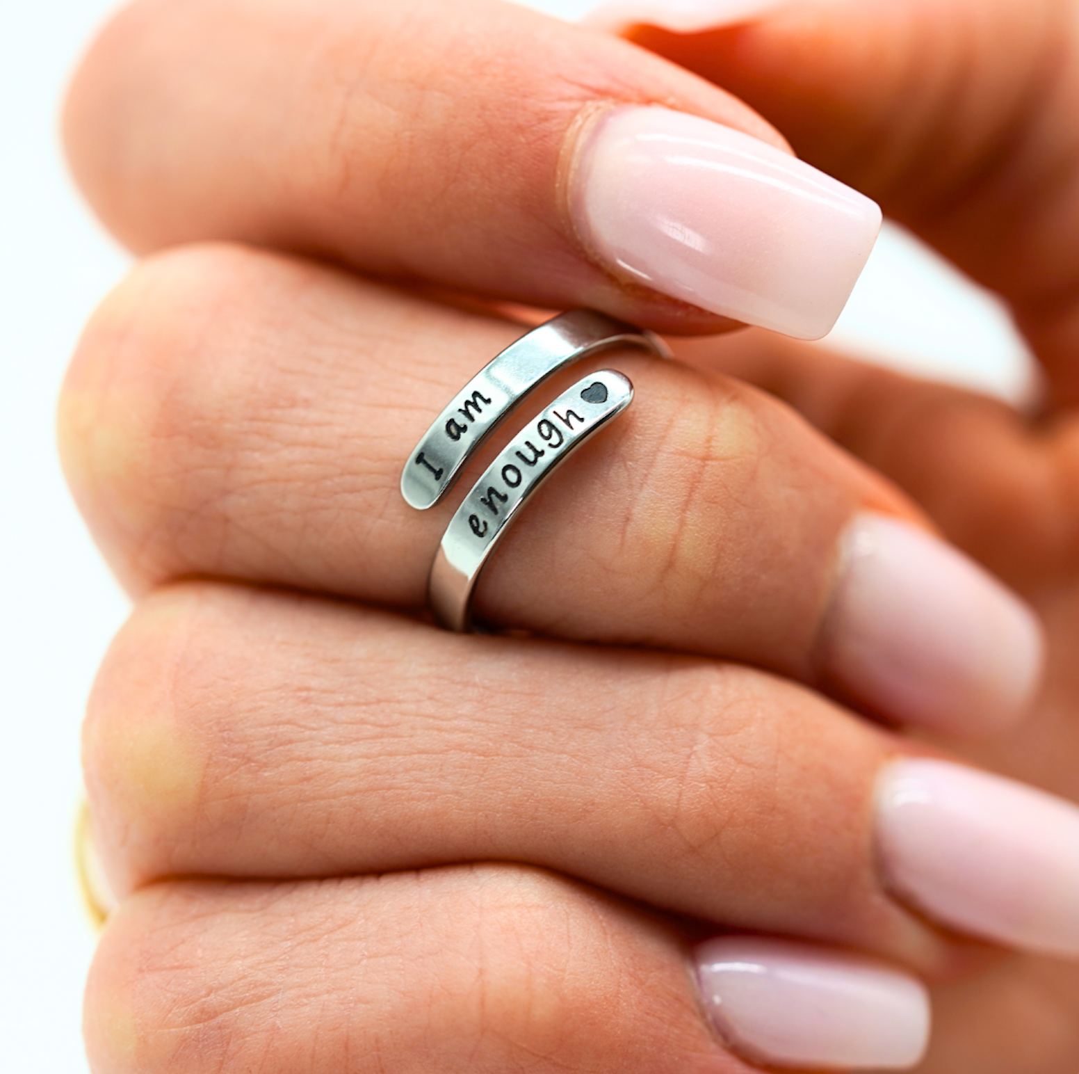 I Am Enough Ring – Elegant Jewelry for Self-Love