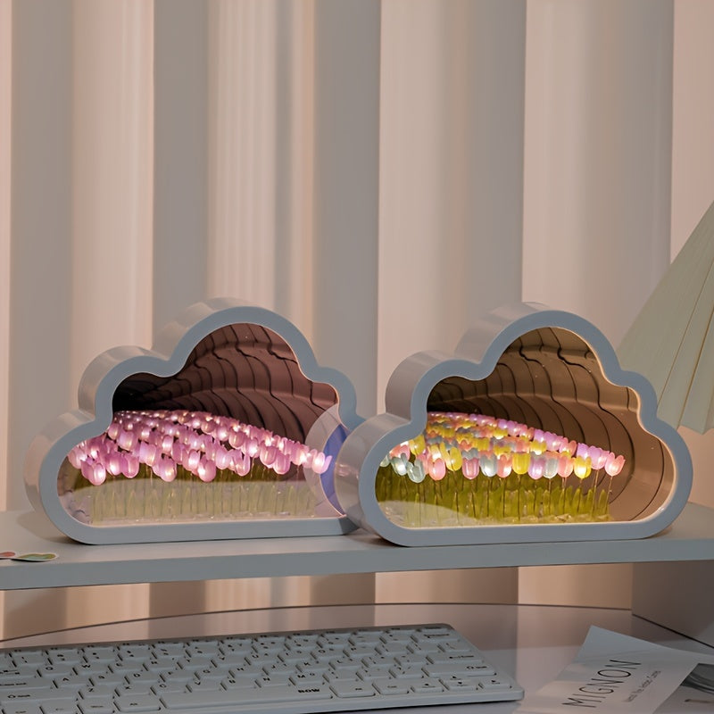 TulipGlow Lamp - Stylish LED Tulip Bedroom Lighting
