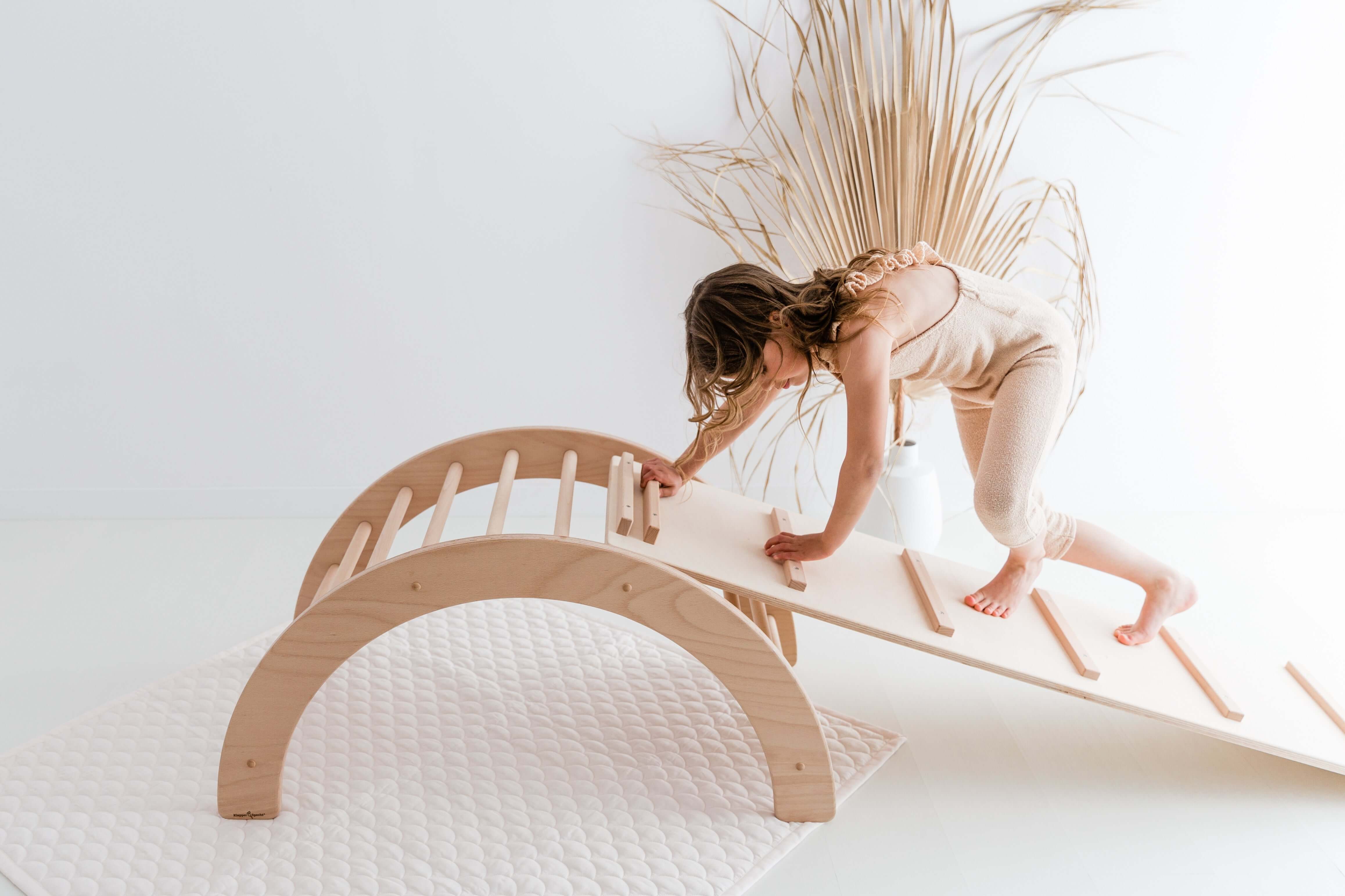 ClimbingArc Children's Toy - Educational Wooden Playset