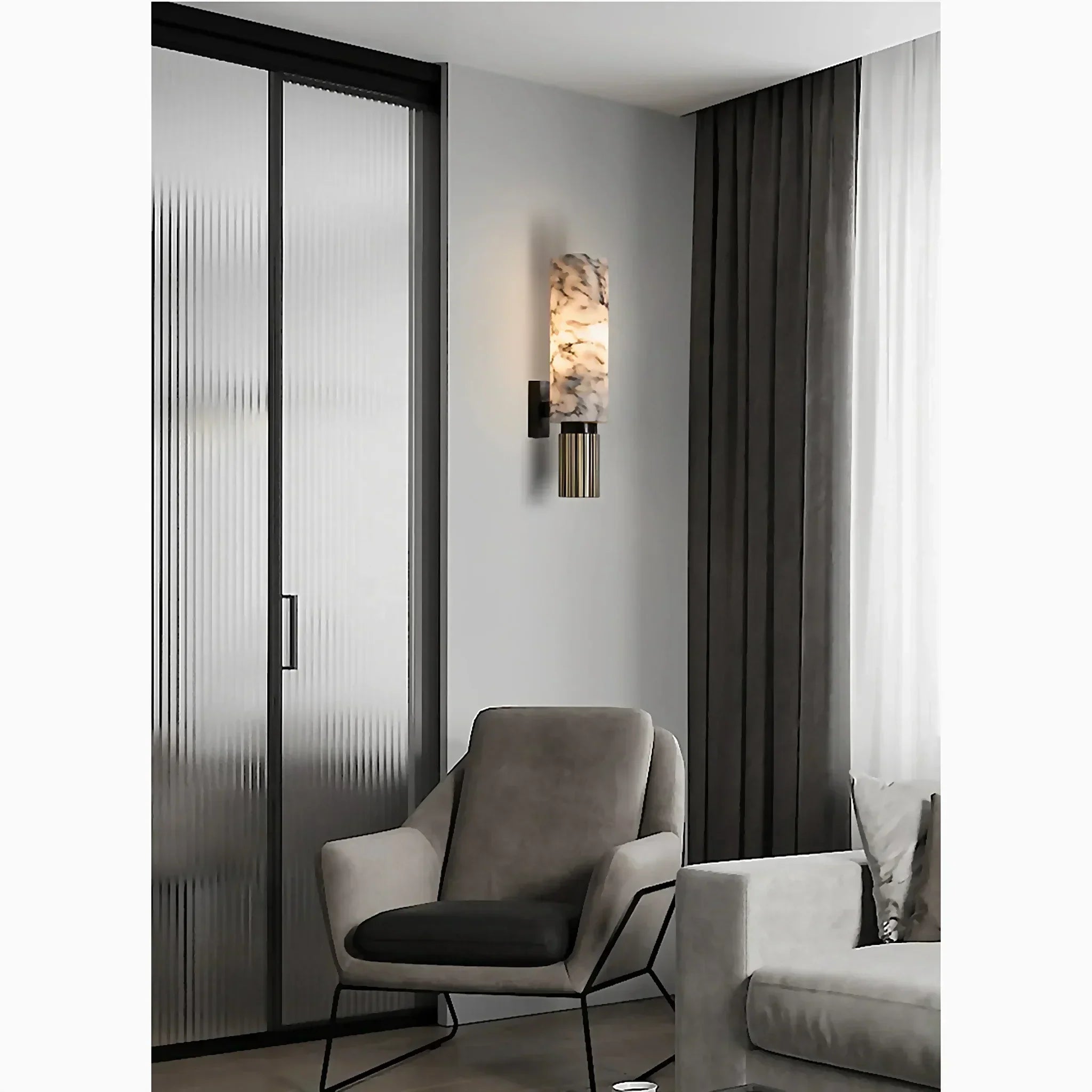 Stylish Marble Lamp - For Luxurious and Atmospheric Interiors