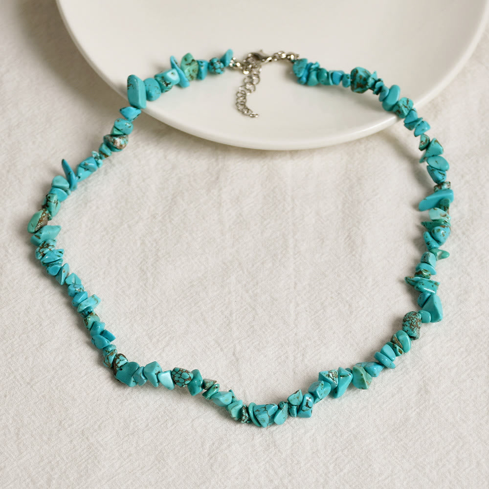 Elegant Polished Crystal Necklace - Lina